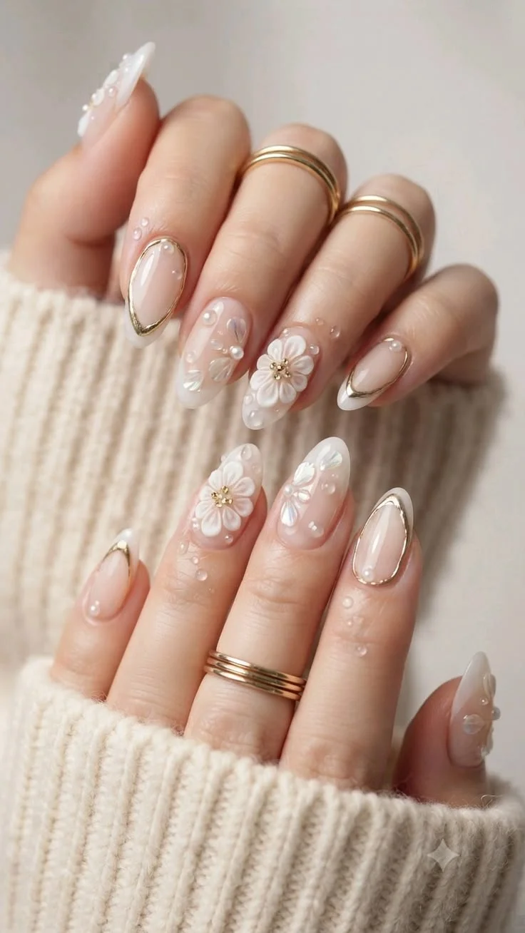 mẫu nail tết đơn giản