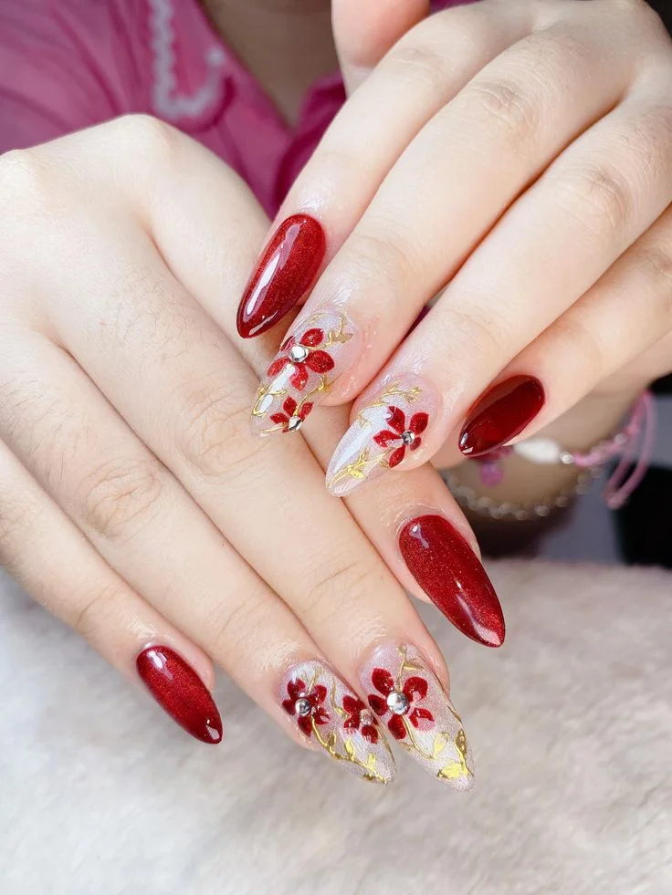 Các mẫu nail Tết đẹp