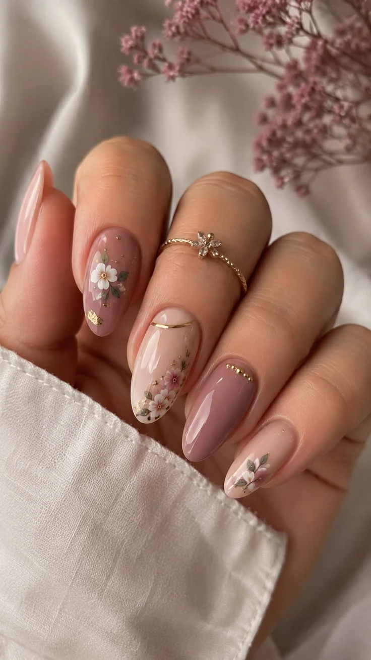 mẫu nail tết đơn giản