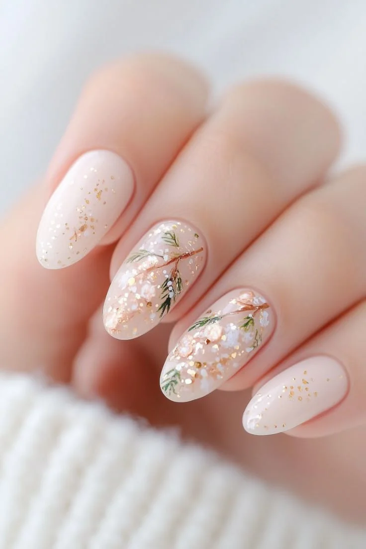 mẫu nail tết đơn giản