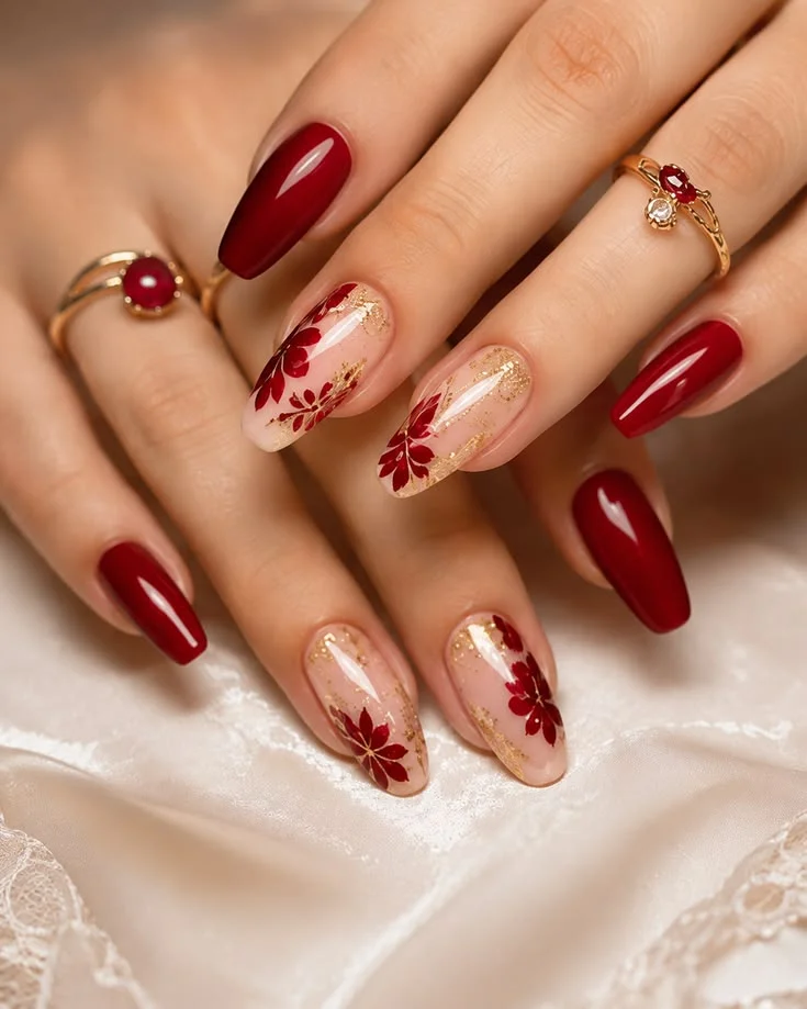 mẫu nail tết đẹp