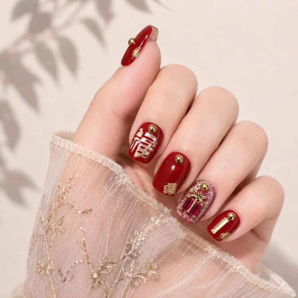 Các mẫu nail đón Tết