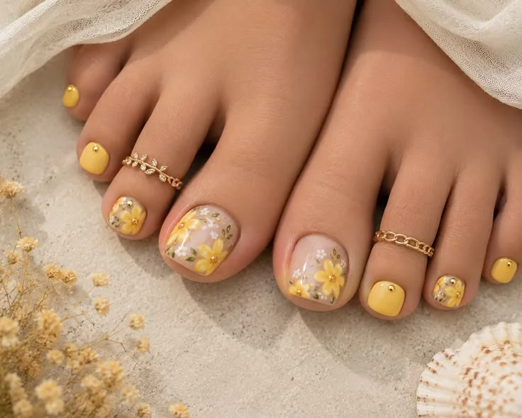 nail chân tết