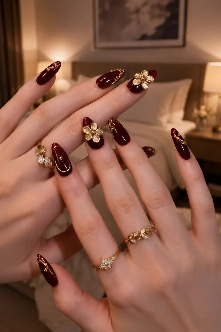 móng tay đẹp đón tết