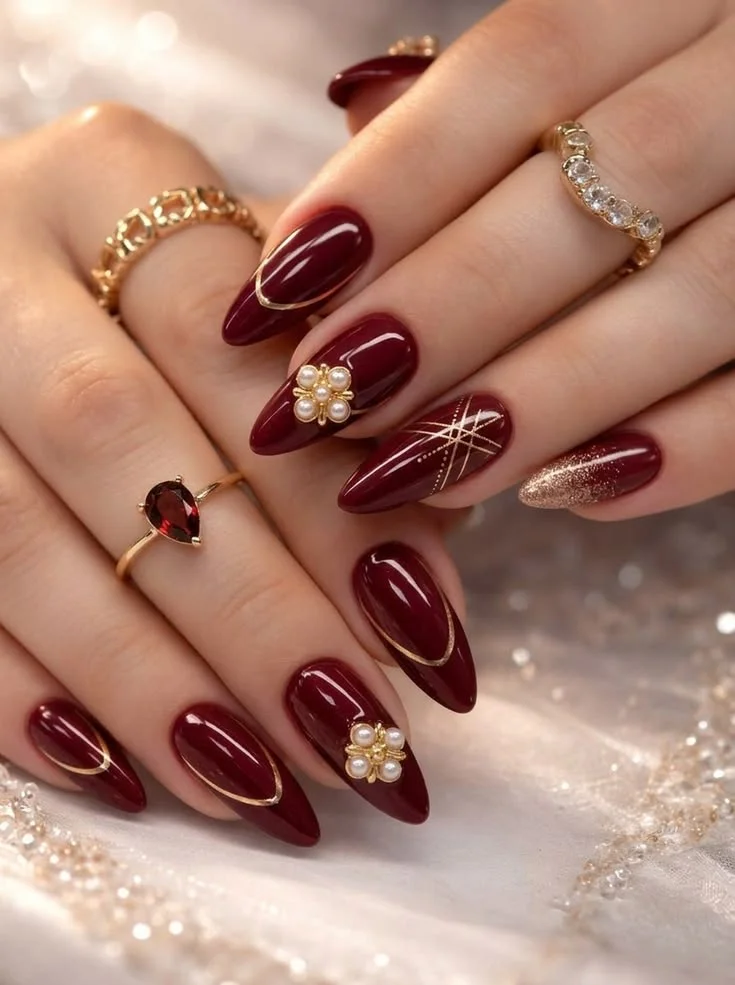 mẫu nail tết đẹp
