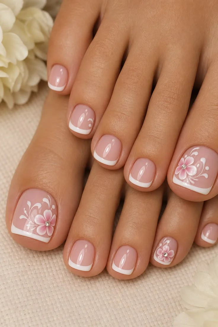 nail chân tết