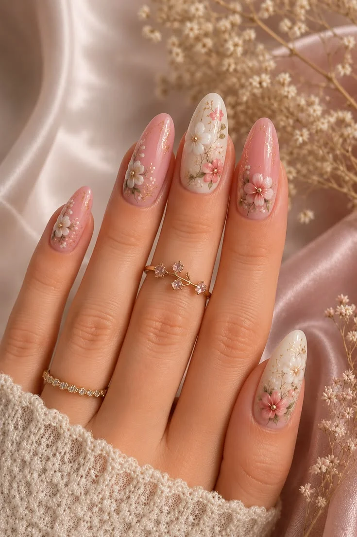 mẫu móng tay Tết