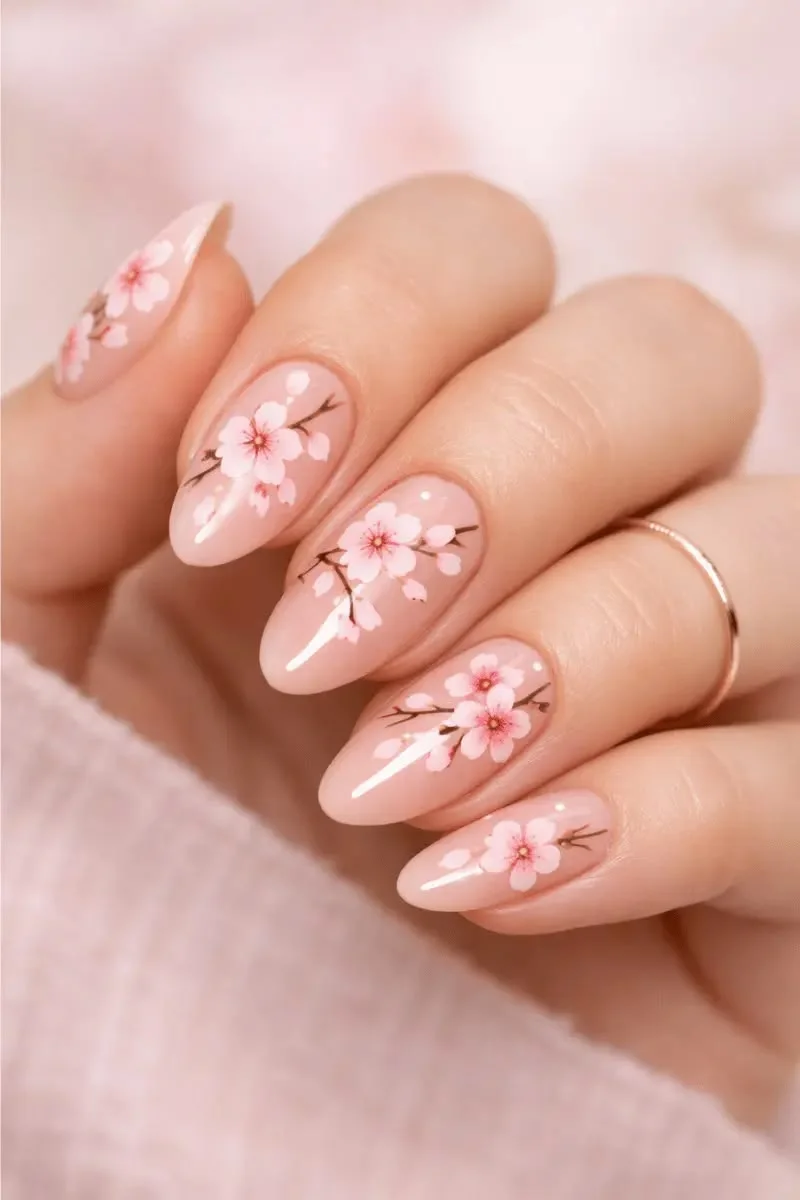 mẫu nail Tết