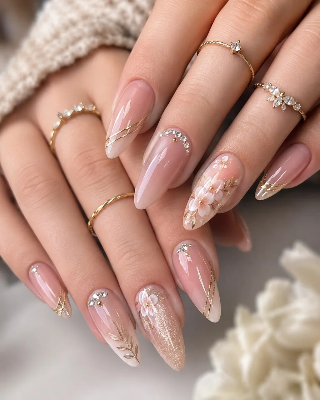mẫu móng tay Tết