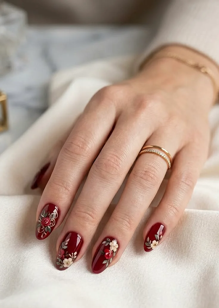 mẫu nail tết đẹp