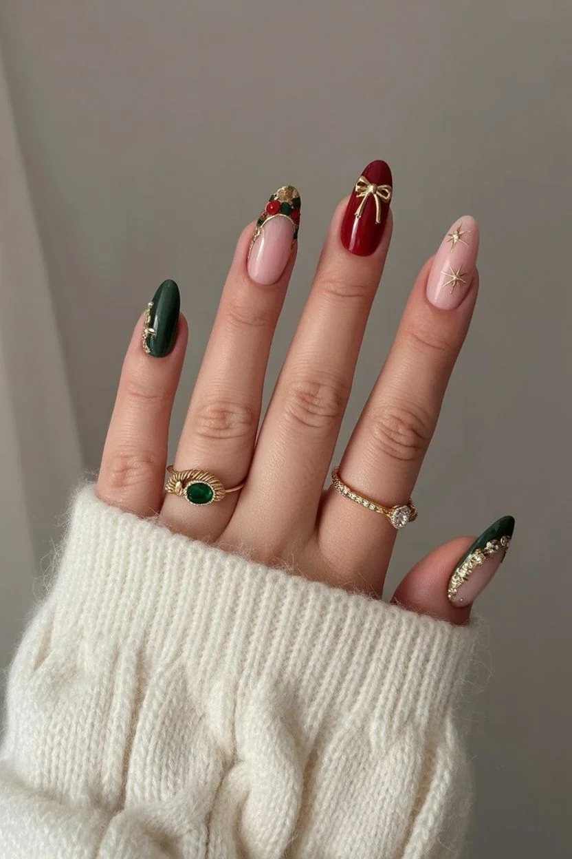 Các mẫu nail đẹp ngày Tết