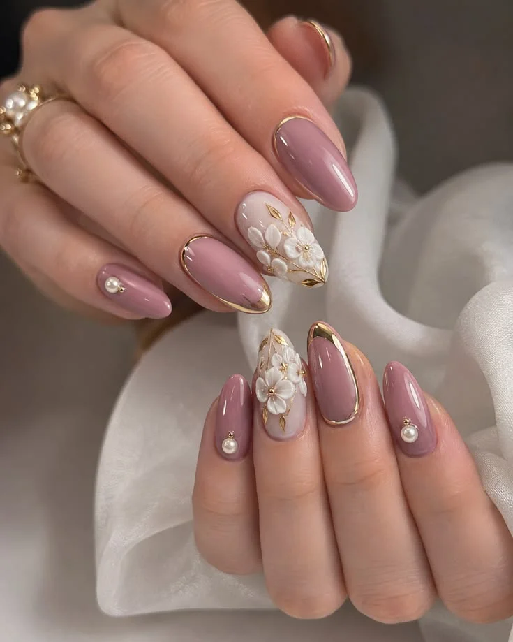 mẫu móng tay Tết
