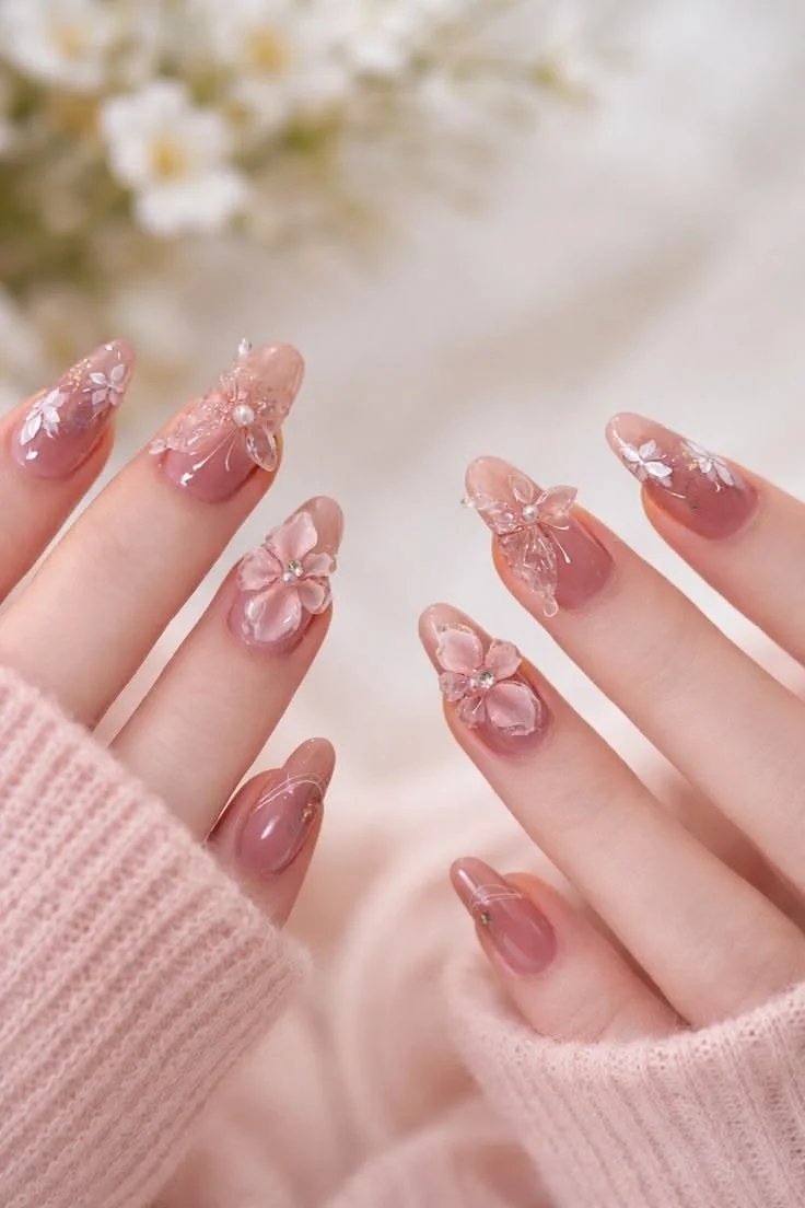 các mẫu nail ngày Tết