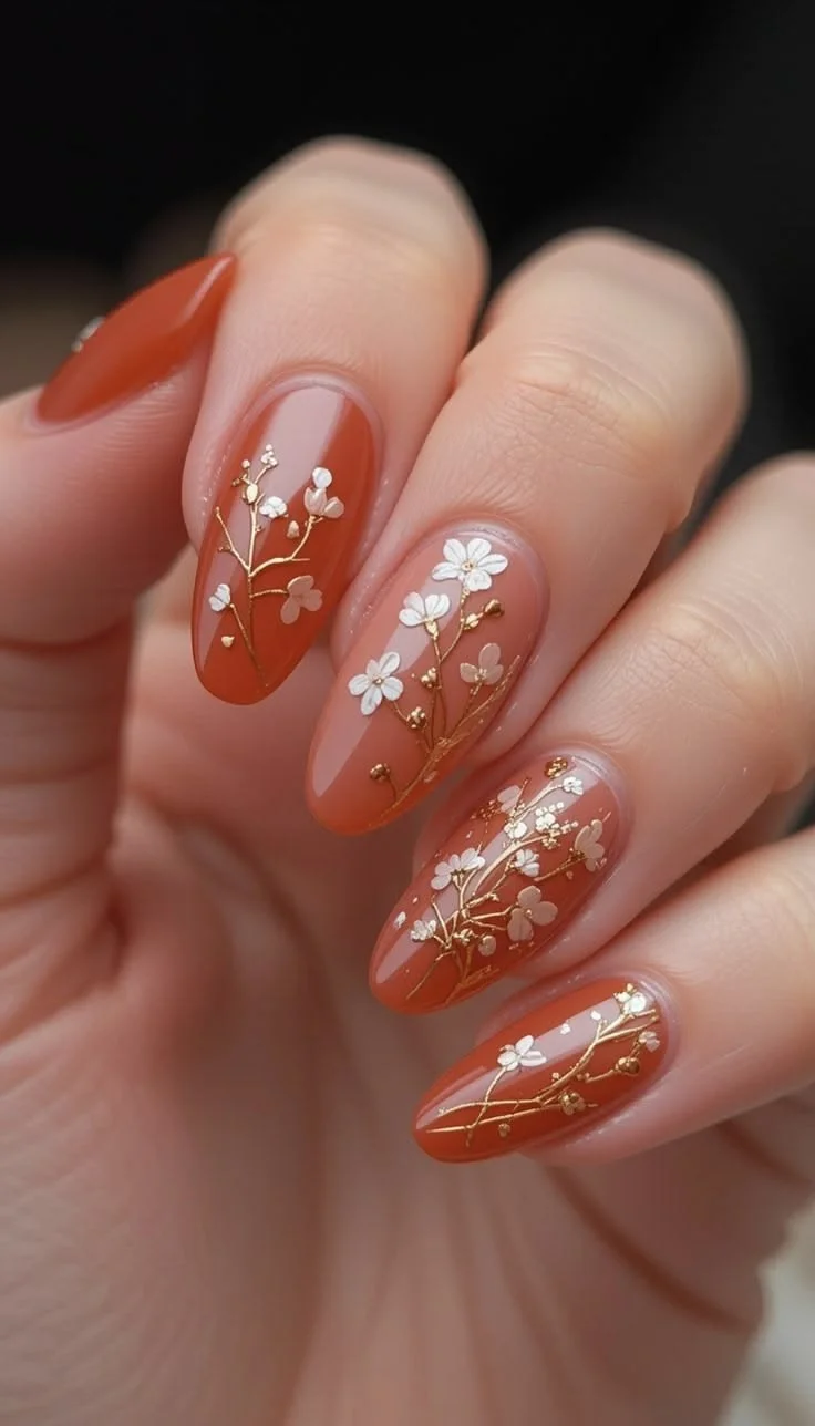 mẫu nail Tết