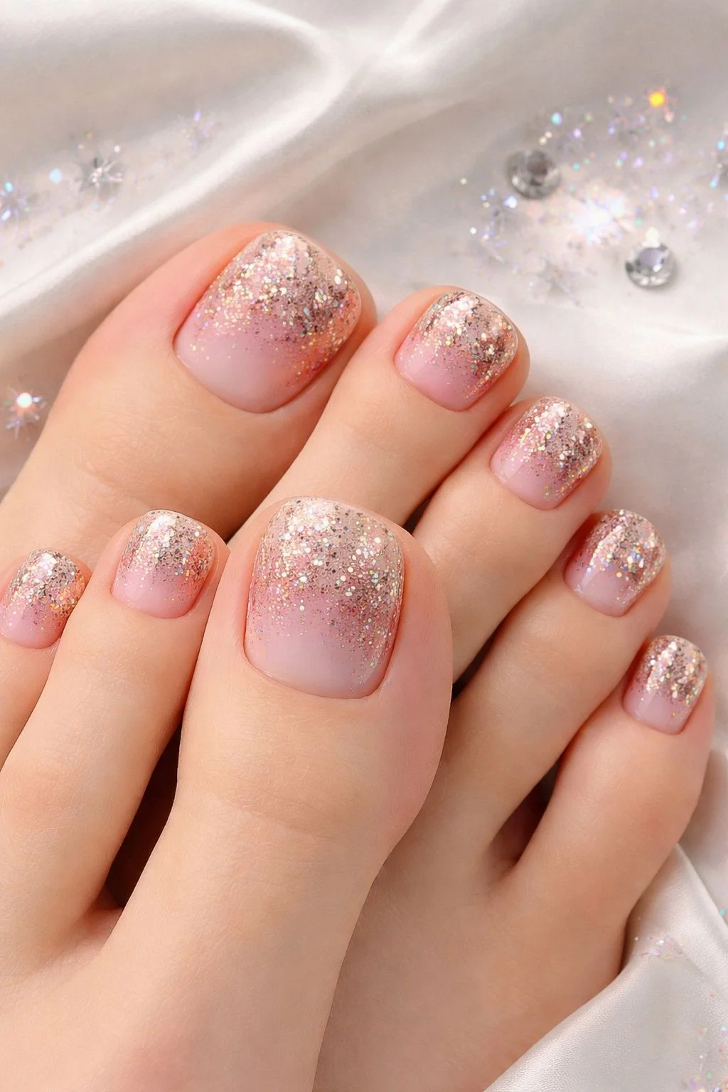 nail chân tết