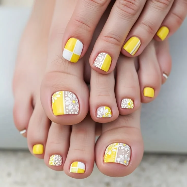 nail chân tết