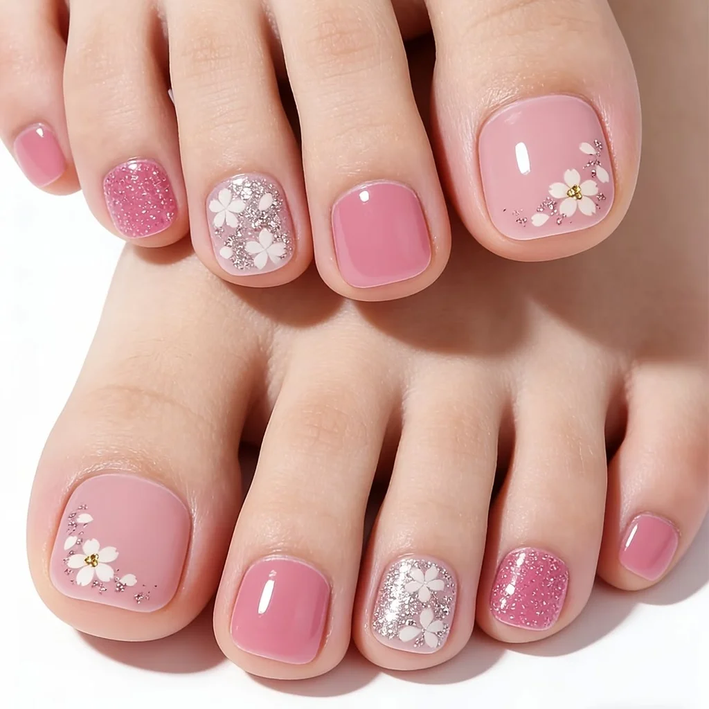 nail chân tết