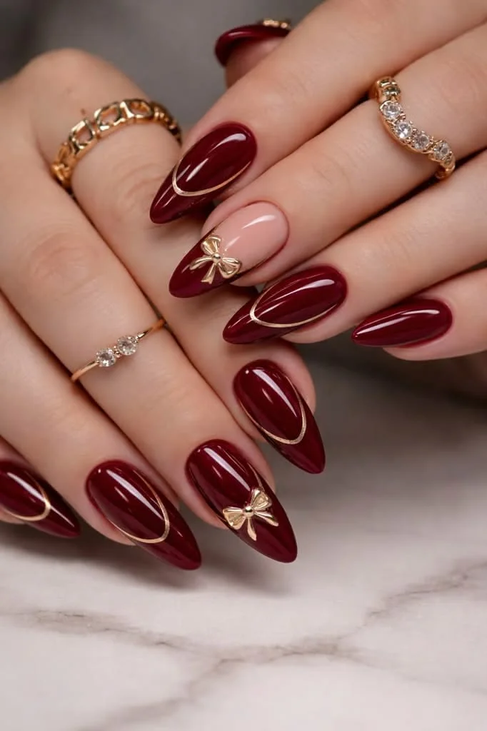 mẫu nail Tết