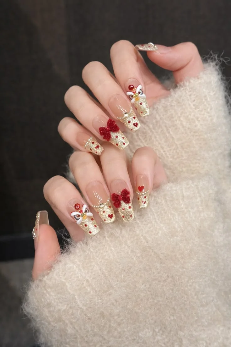 Các mẫu nail Tết